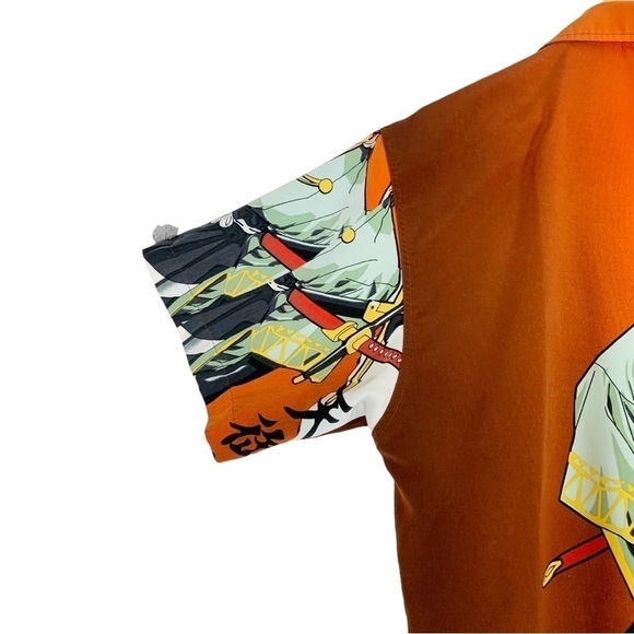 Vintage ZAM Animated Anime Button Down Shirt Size Medium - Picture 5 of 8